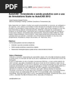 AUBR 12 Entendendo e Sendo Produtivo Com o Uso de Annotations Scale No AutoCAD 2012