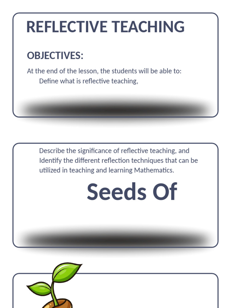 Reflective Teaching Techniques Guide | PDF | Learning | Teachers