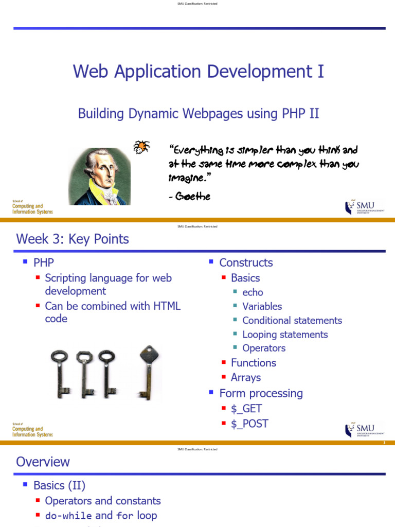 03 Dynamic Webpages Part II | PDF | Php | Software Engineering