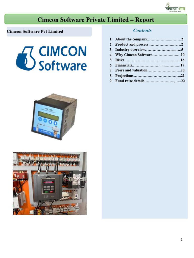 Cimcon Software: SCADA Solutions Overview | PDF | Equity (Finance ...