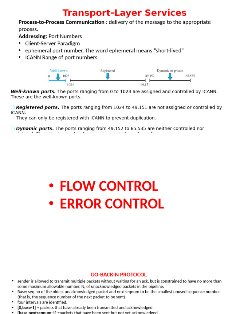 Transport Layer Protocols Overview | PDF | Transmission Control ...