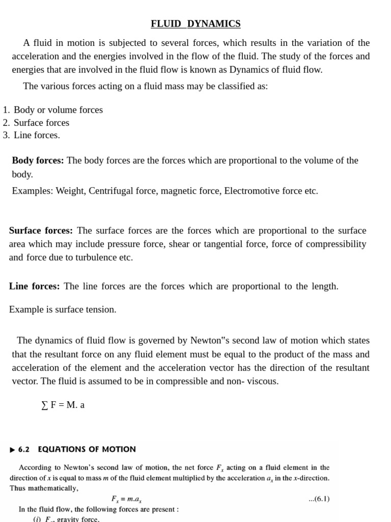 Understanding Fluid Dynamics Forces | PDF