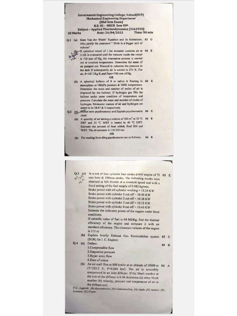 At Mid Paper | PDF