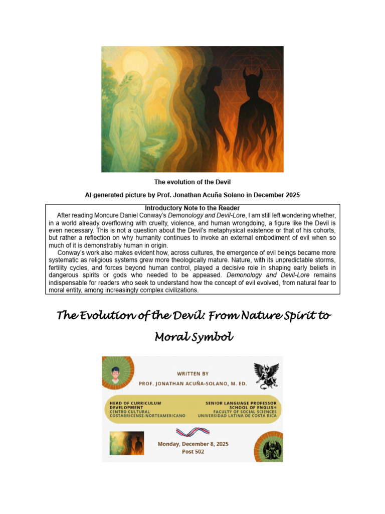 The Evolution of the Devil | PDF | Devil | Deities