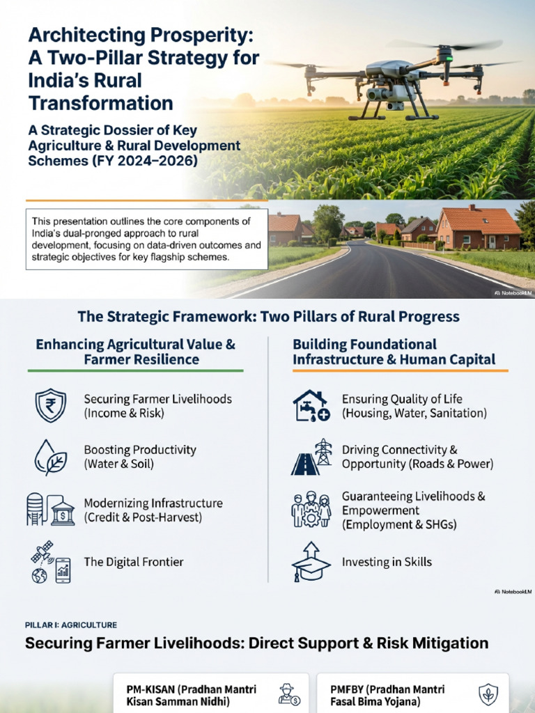 Rural India Transformation A Two-Pillar Strategy | PDF