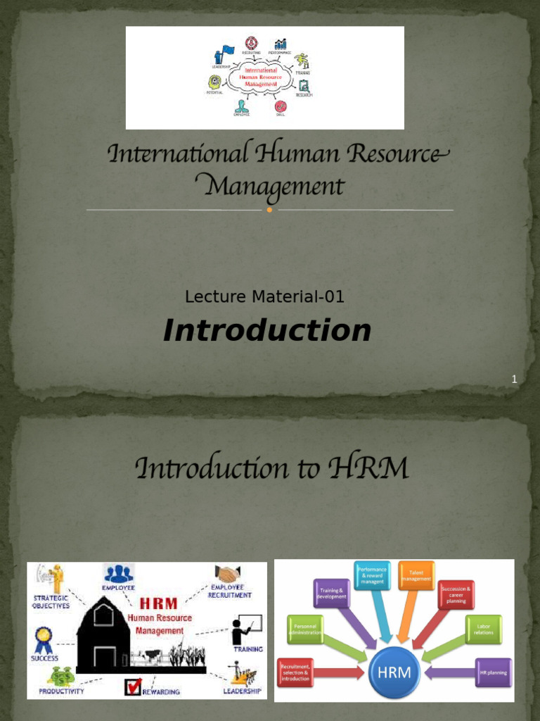 Overview of International HRM Strategies | PDF | Human Resource ...