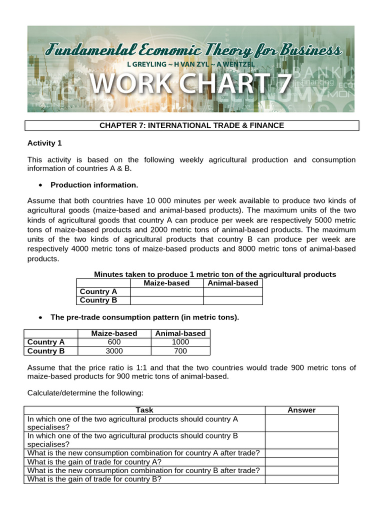 International Trade and Finance Analysis | PDF | Exchange Rate ...