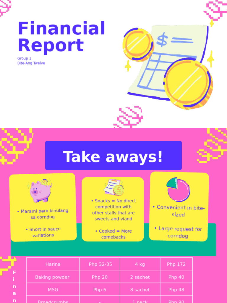 Financial Report and SWOT Analysis | PDF
