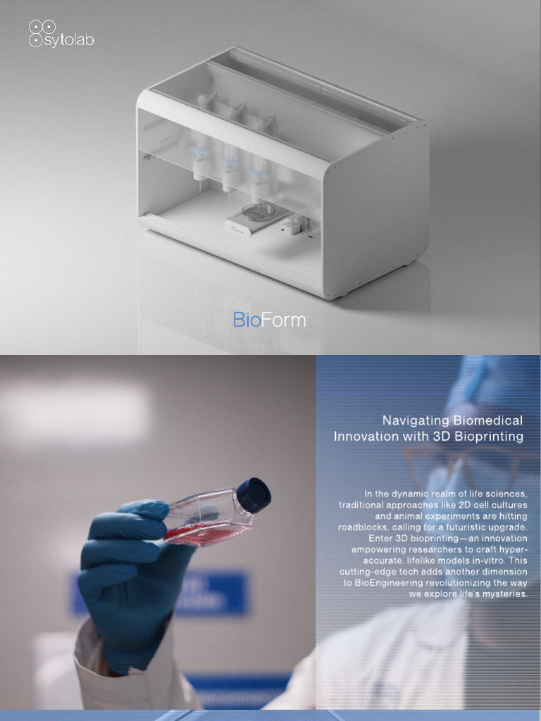 3D Bioprinting Innovation with BioForm | PDF | Health Sciences | Life ...