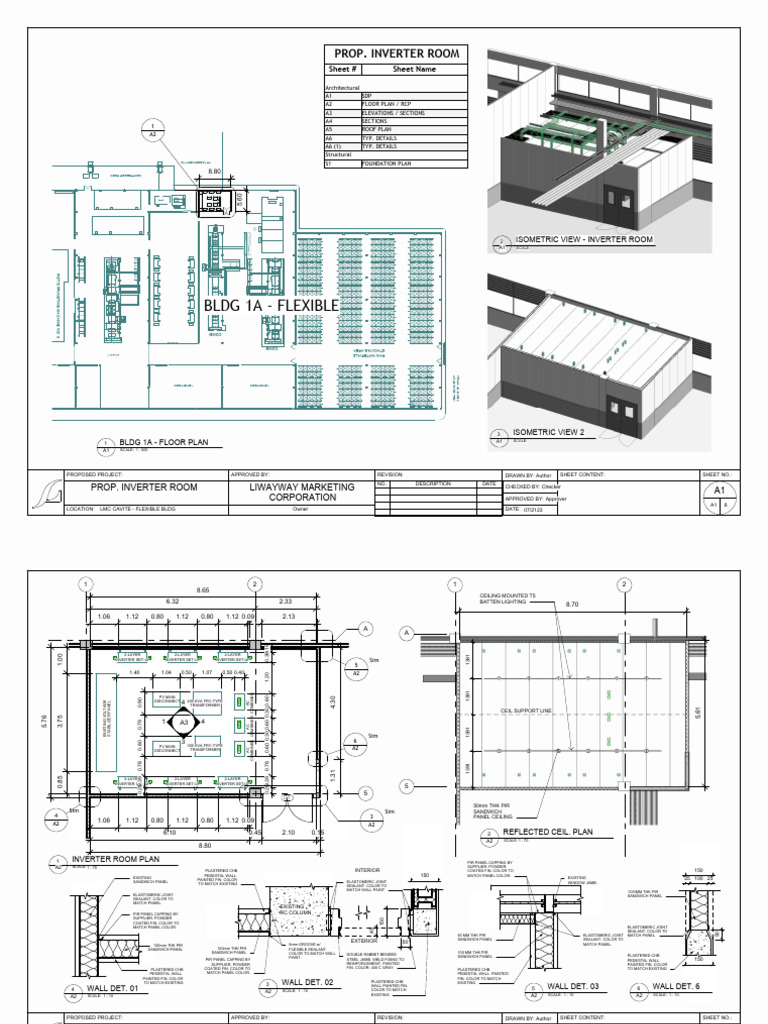 Inverter Room Design Plans for LMC | PDF | Power Engineering ...