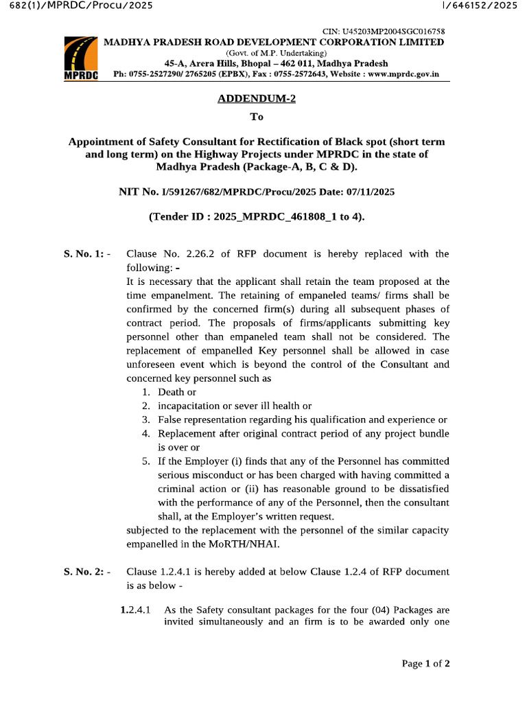 Addendum-2 Black Spots | PDF
