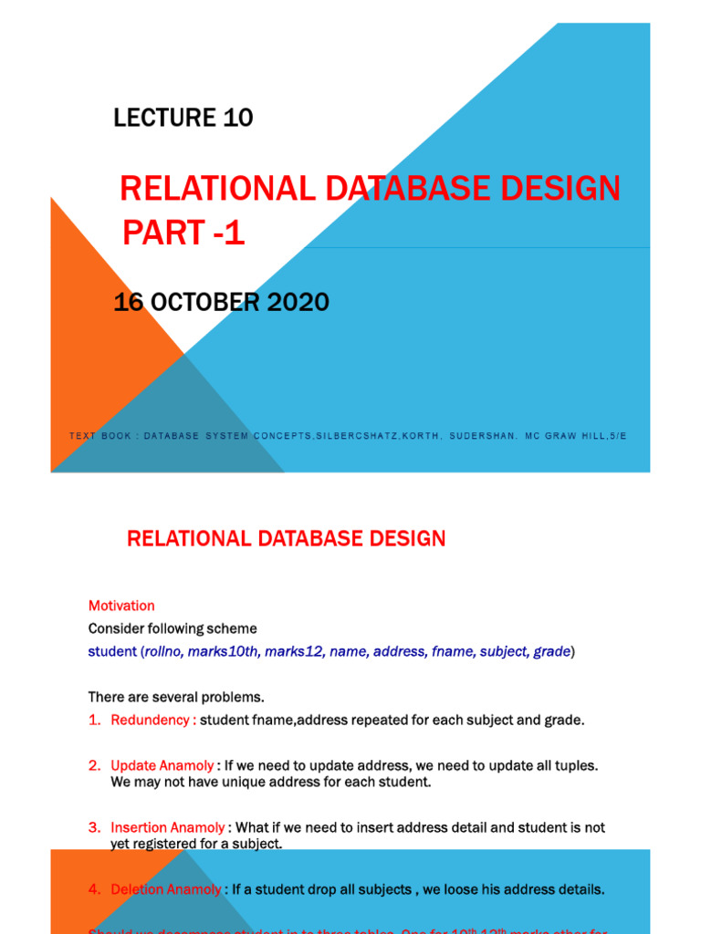 DBMS DSY Unit 3 | PDF | Relational Model | Applied Mathematics