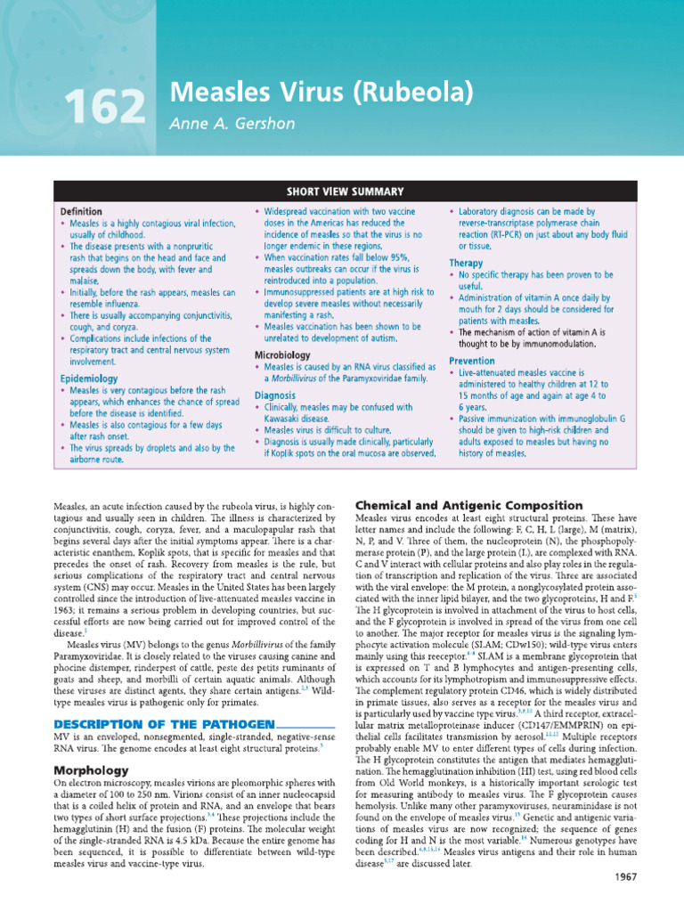 Measles | PDF