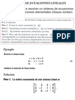 Sistemas Por Operacionesllevado A Forma Escalonada