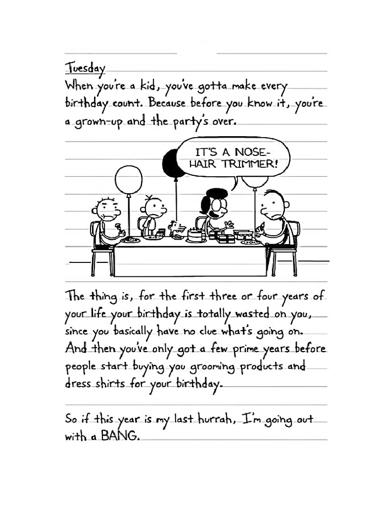 Diary of a Wimpy Kid Party Pooper | PDF