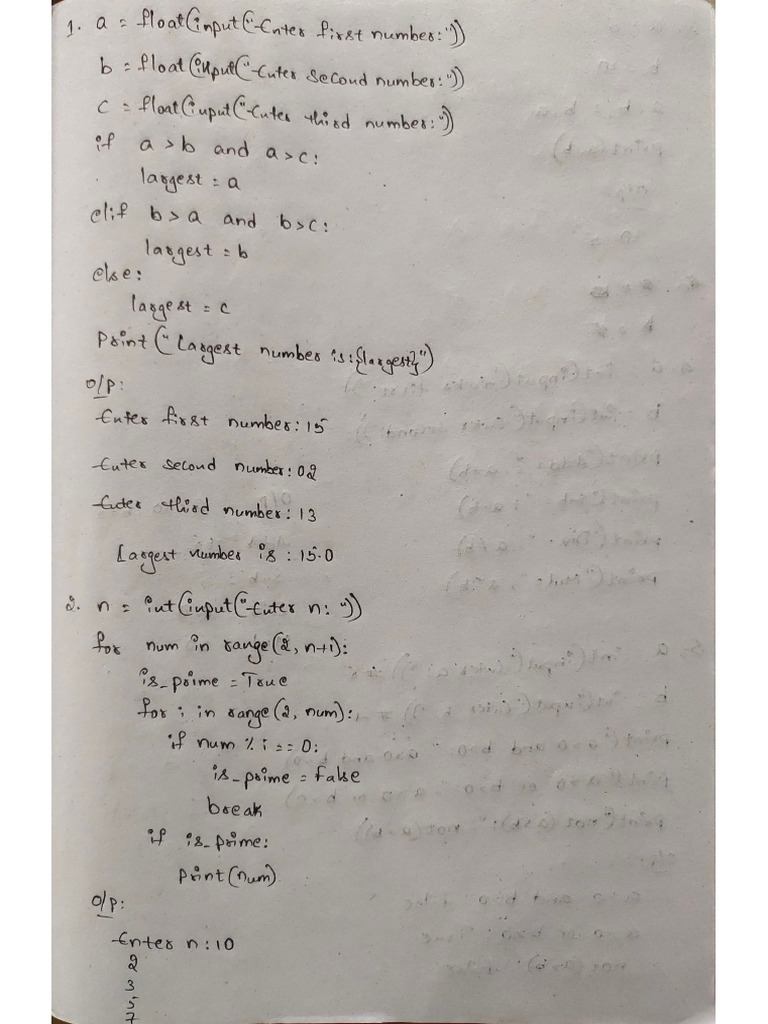 Python External Answers (1 to 44) | PDF