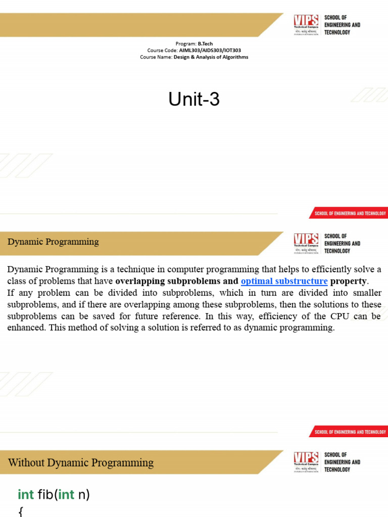 Dynamic Programming Techniques Explained | PDF | Dynamic Programming ...