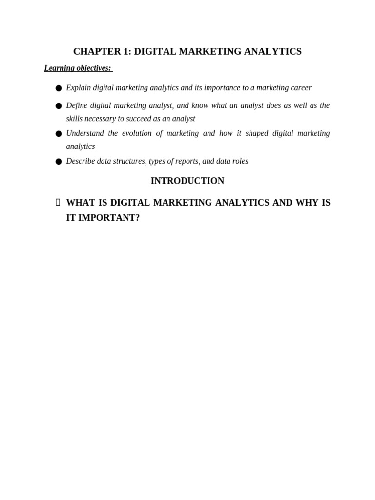 Understanding Digital Marketing Analytics | PDF | Marketing | Digital ...