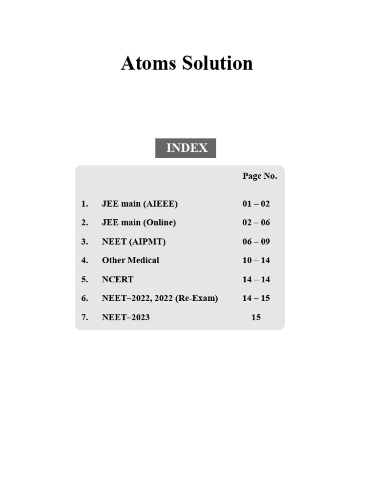 JEE & NEET Physics Solutions Guide | PDF | Electronvolt | Electron