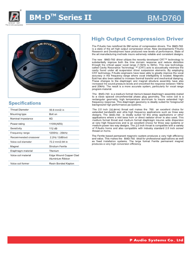 BM d760 | PDF