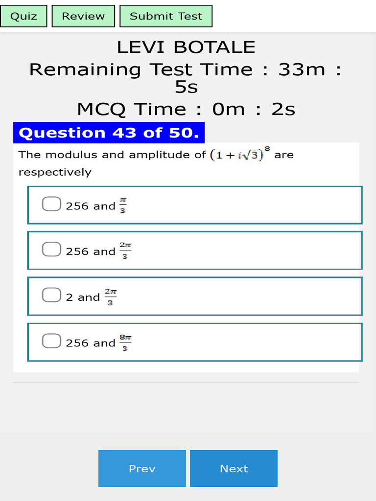 Class Test 35 | PDF