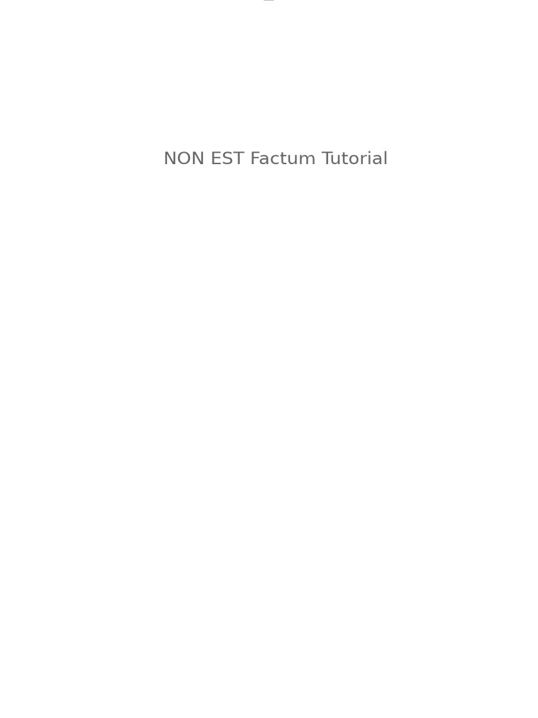 Non Est Factum Tutorial | PDF | Civil Law (Legal System) | Contract Law