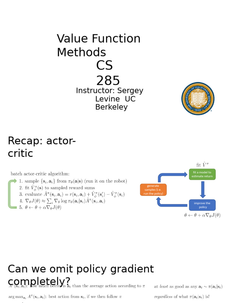 Value Function Learning Techniques | PDF | Mathematical Analysis ...