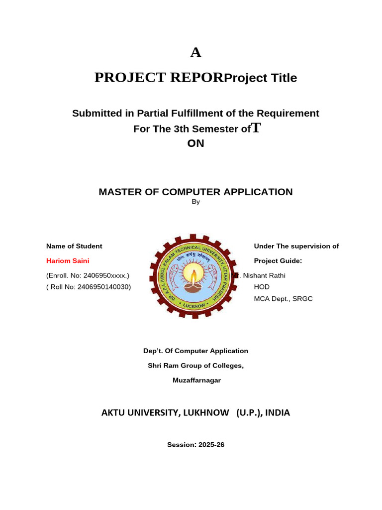 Lost and Found Portal Project Report | PDF | Internet & Web | World ...