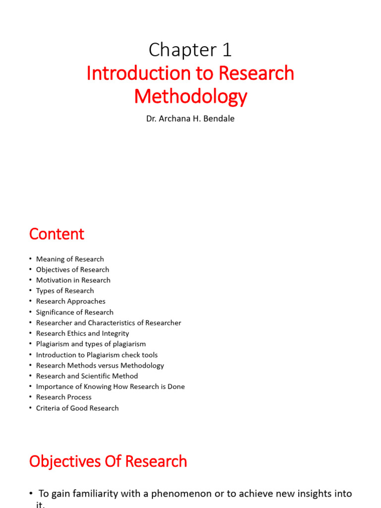 Research Methodology Overview and Ethics | PDF | Methodology | Plagiarism