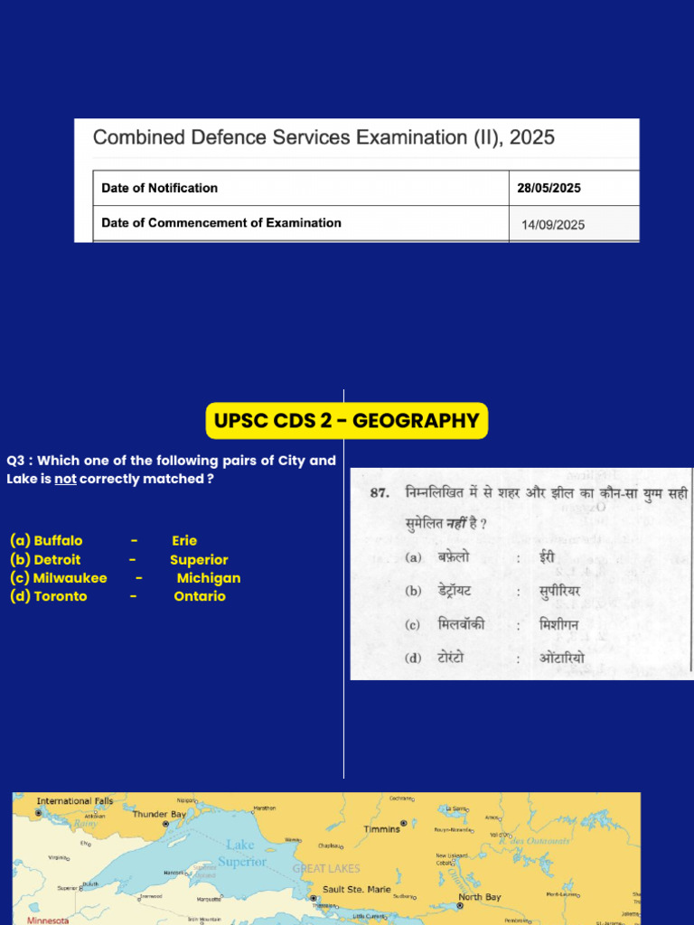 UPSC CDS 2 Geography Questions & Answers | PDF | Subtropics | Sphere