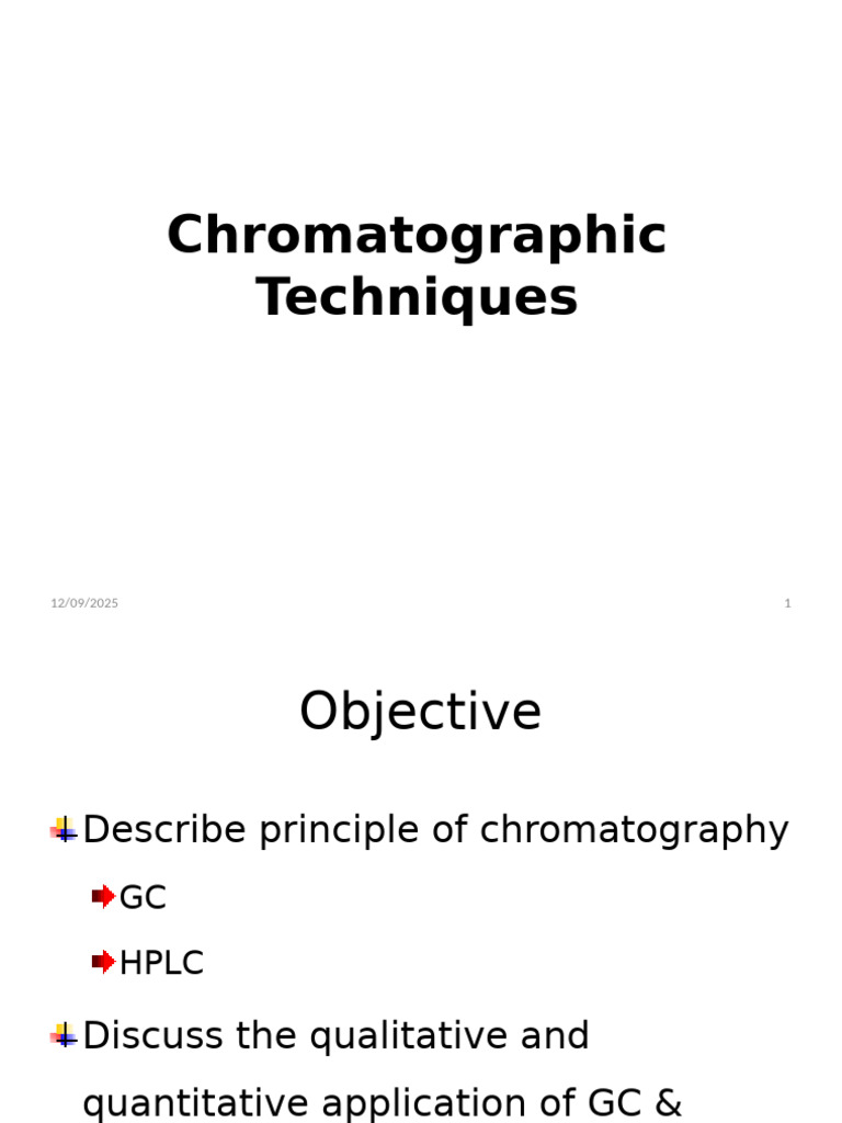 Chromatography Techniques Overview | PDF | Chromatography | High ...