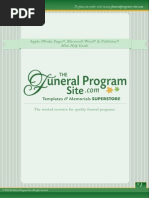 Download How To Edit A Funeral Program Template for Word Publisher Apple iWork Pages by Funeral Programs SN96327209 doc pdf