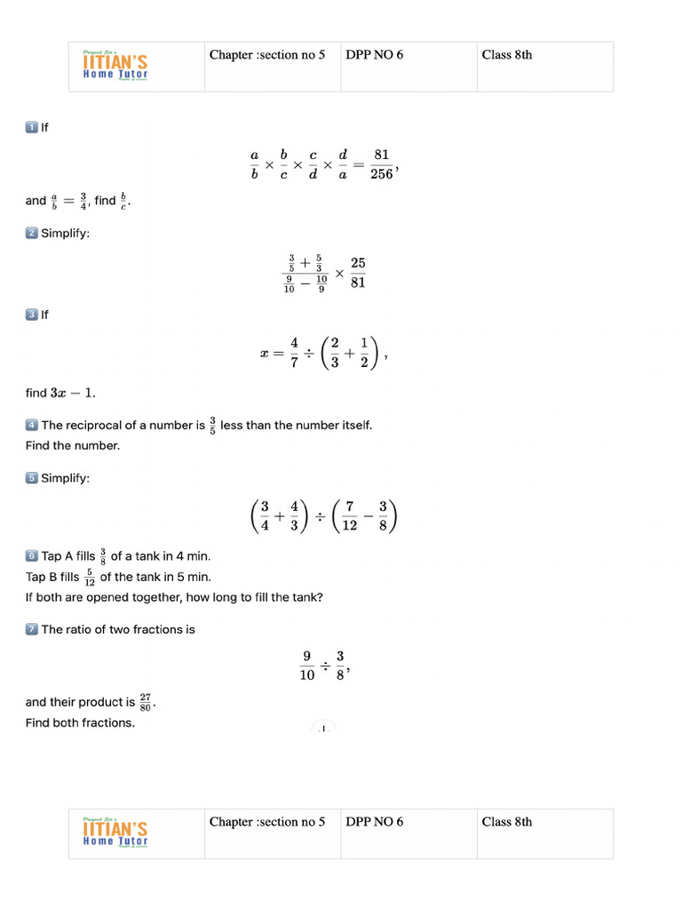 DPP No 6 | PDF