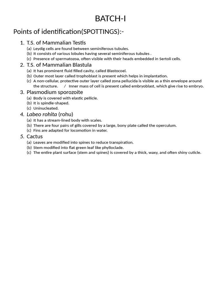 Comparative Anatomy of Mammals and Plants | PDF