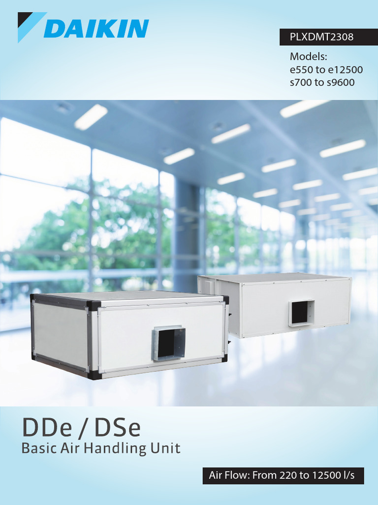 Airflow and Capacity Specifications for DDe & DSe Models | PDF ...