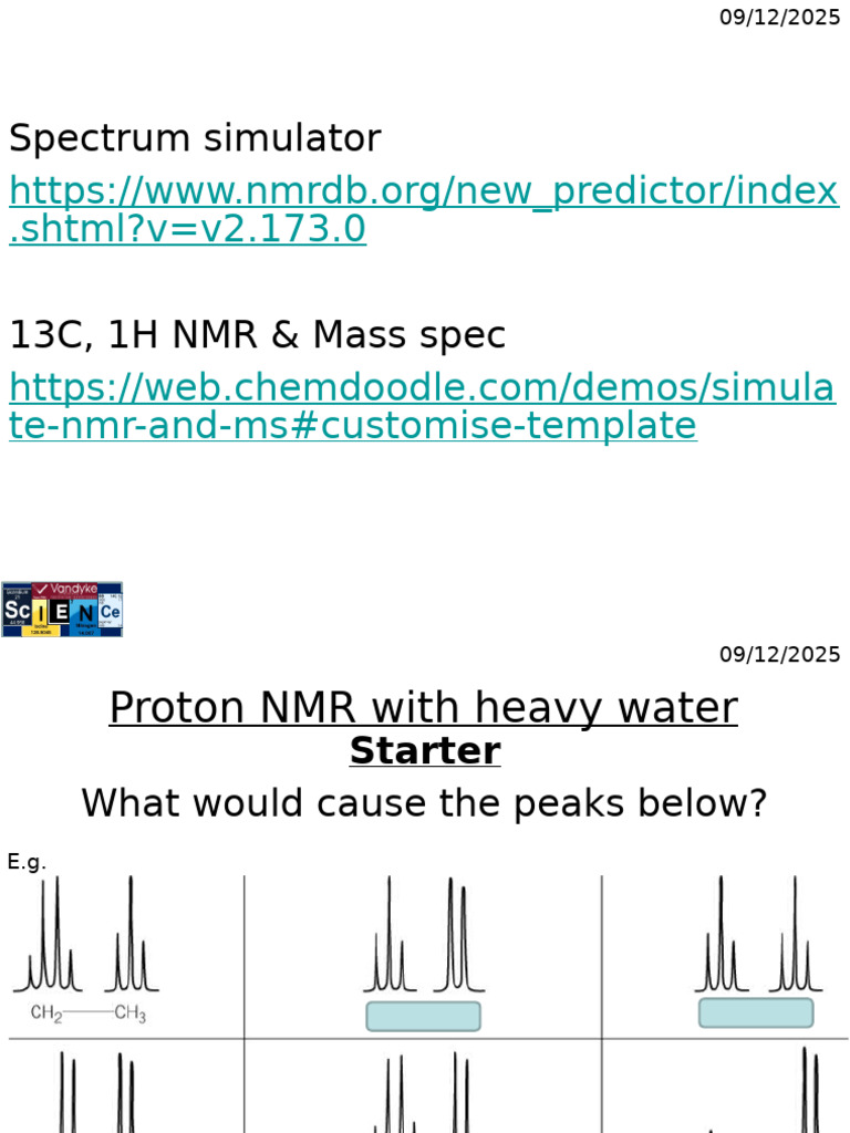 NMR Spectroscopy: Deuterated Solvents Guide | PDF | Proton Nuclear ...
