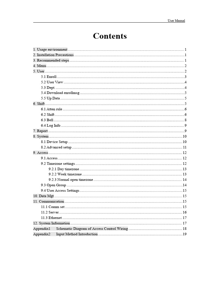 Comprehensive User Manual for Attendance System | PDF | Qr Code ...