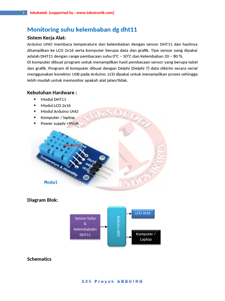 Monitoring Suhu dan Kelembaban DHT11 | PDF
