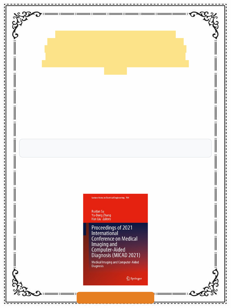 Proceedings of 2021 International Conference on Medical Imaging and ...