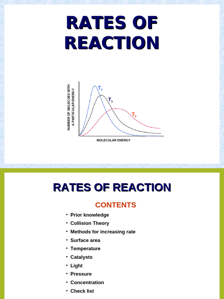 Understanding Reaction Rates and Kinetics | PDF | Reaction Rate | Catalysis