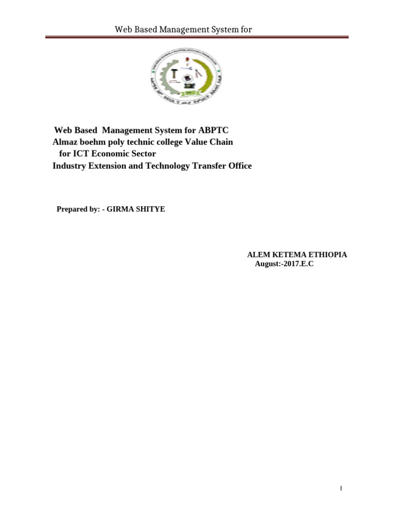 Web Management System for ABPTC | PDF | Use Case | Feasibility Study