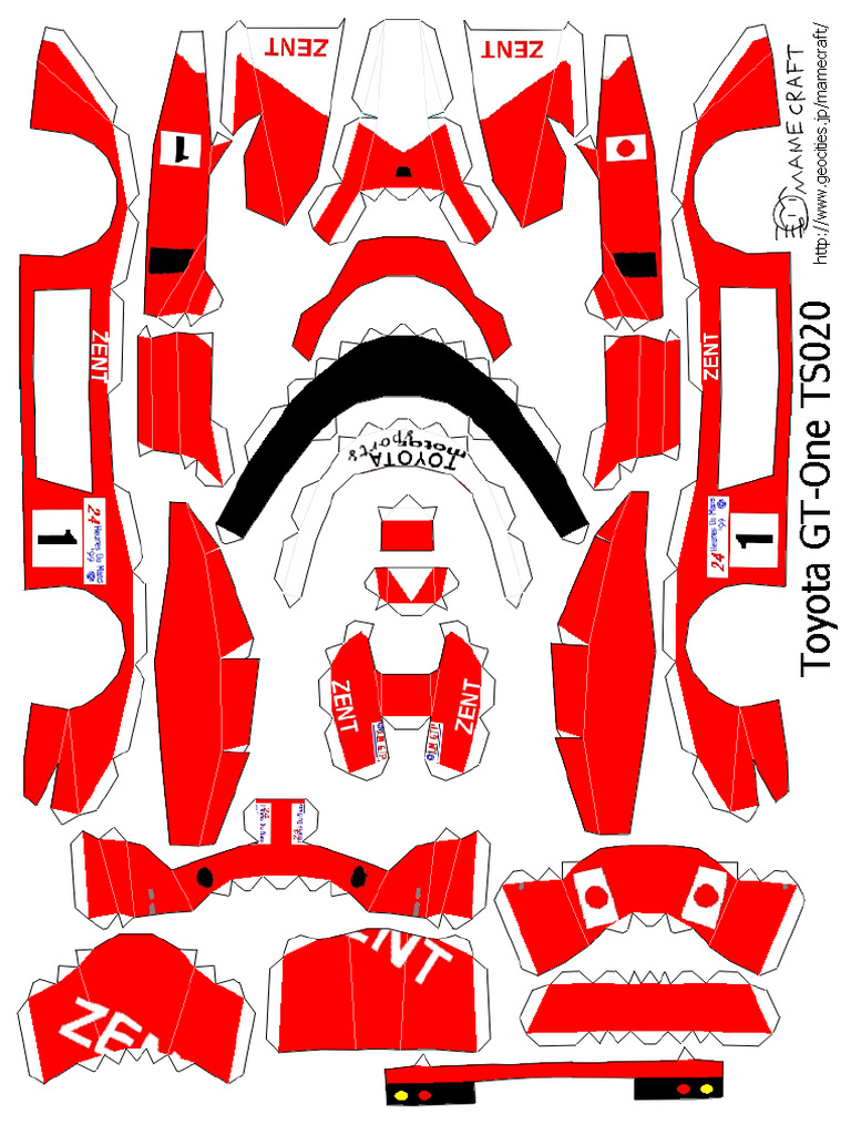 Ts020-Zent GT1 Race Car | PDF