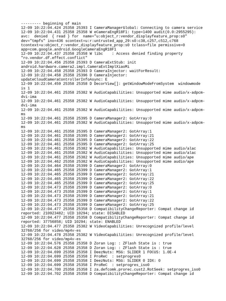 Log Cat 1765250524352 | PDF | Software | Computing