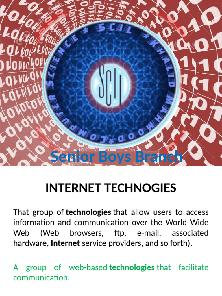 Understanding Internet Technologies | PDF | World Wide Web | Internet & Web