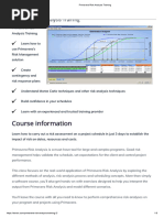 Primavera Risk Analysis Tutorial Guide | PDF | Risk | Risk Management