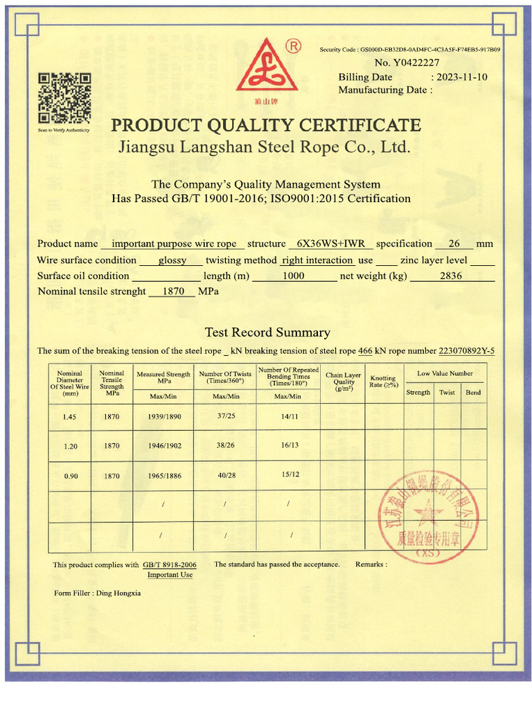 Wire Rope Usage and Safety Guide | PDF