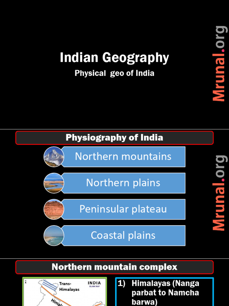 Overview of India's Geography and Himalayas | PDF | Himalayas | Geology