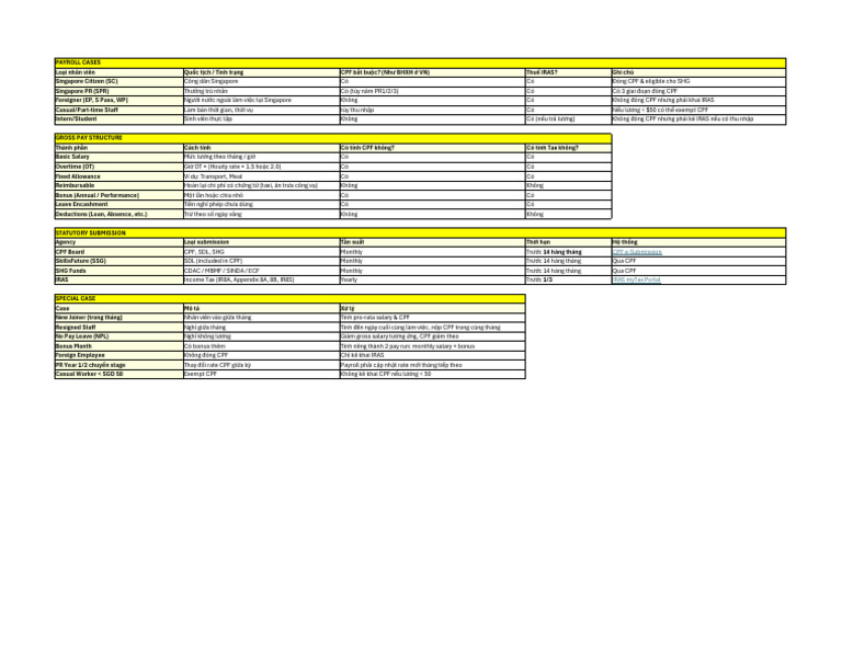 SGN Payroll Case | PDF