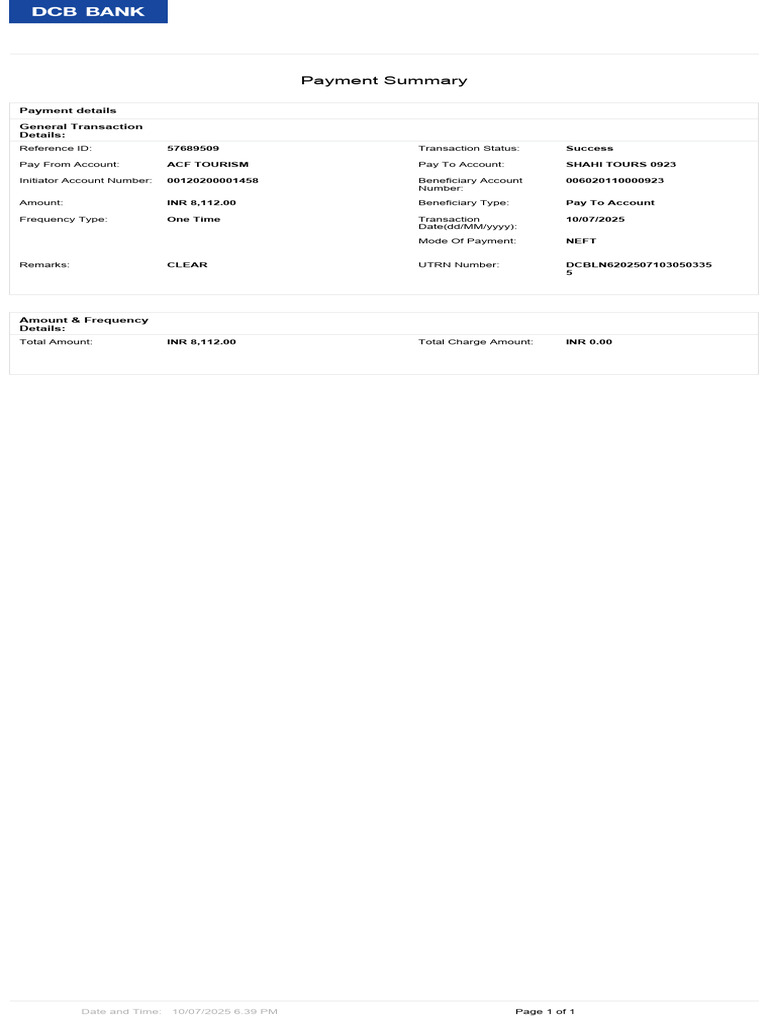 Initiate Single Entry Payment Summary UX310!07!2025 | PDF
