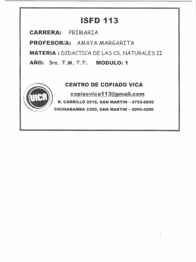 Modulos de Ep... 3ro | PDF